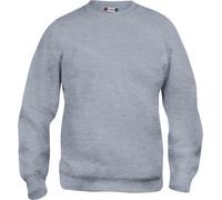 Clique - Sweat-shirt "Basic" col rond pour homme/femme unie UB177 (XL) (Gris chiné)