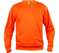 Clique - Sweat-shirt "Basic" col rond pour homme/femme unie UB249 (S) (Orange vif)
