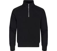 Clique - Sweat-shirt "Classic" avec demi-zip pour homme/femme unie UB179 (L) (Noir)