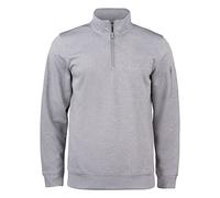 CLIQUE - Sweat-shirt demi-fermeture éclair Homme Femme Unisexe Basic Active Half Zip, en polyester résistant au lavage pour randonnée, randonnée, voyage, loisirs, Nuances de gris, XL