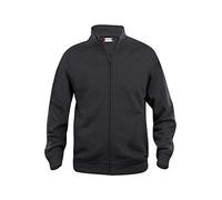 CLIQUE - Sweat zippé zippé enfant garçon Basic Cardigan Junior en polyester avec boutonnière pour écouteurs de différentes couleurs et tailles, Noir , 12-14 ans