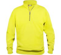Clique - Sweatshirt "Basic" avec demi-zip pour homme/femme unie UB517 (3XL) (Jaune vif)