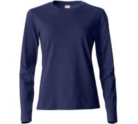 Clique - T-shirt "Basic" pour femme manches longues UB426 (S) (Bleu marine foncé)