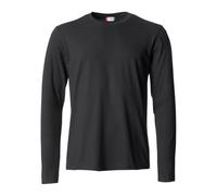 CLIQUE T-shirt basique à manches longues pour homme, Noir , XS