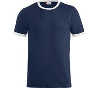 Clique - T-shirt "Nome" pour homme/femme unie UB677 (S) (Bleu marine/Blanc)