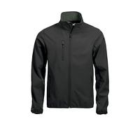 CLIQUE - Veste d'hiver pour homme Basic Softshell Jacket, en polyester élastique, coupe-vent, pour randonnée, voyage, montagne, différentes couleurs et tailles, Noir , XXXXL