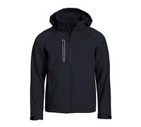 Clique - Veste Milford Veste pour homme, en polyester, décontracté, coupe-vent, pour randonnée, travail, voyage, saison automne hiver, différentes couleurs et tailles (noir XS), Noir