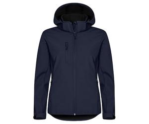 CliQue - Veste Softshell Classic - Femme (S) (Bleu Marine foncé)