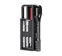 Cliquet à Douilles Clé Multifonction pour Vélo avec | Petite Trousse à Outils à Cliquet Pour Cyclisme, Vélo de Route et de Montagne, Automobile, Voiture, Maison, Véhicule,