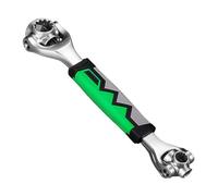 Cliquet à embout portable, clé hexagonale antidérapante, clé à douille 52 en 1 de 8 pouces avec dégagement rapide, outil en acier au chrome vanadium avec poignée ergonomique, réparation automobile pro