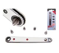 BGS 115 | Cliquet à embout spécial, ultra mince | 6,3 mm (1/4") | avec 4 embouts spéciaux