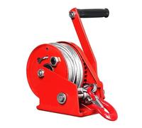 Cliquet bidirectionnel manuel avec roulement, rapport de vitesse 4:1, outil de levage marin robuste, idéal pour le levage de bateaux et de charges lourdes, et treuil fiable