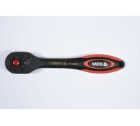 Cliquet rÃ©versible, courbÃ©, 144 mm, 1/4 pouce, Yato YT-0293