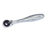 KS TOOLS 1/4" Carraca reversible de punta intercambiable con adaptador insertable para llaves de vaso