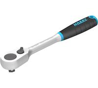 Cliquet réversible à denture fine HAZET HiPer 8816HP I Sortie à 4 pans 3/8 pouces, petit angle d'actionnement, extrêmement résistant, chromé I Utilisation dans les espaces de montage les plus étroits