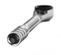 Cliquet réversible à embout/levier 1/4 pouce à emmanchement direct L.95mm 72 dents PROMAT