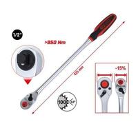 Cliquet réversible Monster 1/2 pouce, long, 100 dents KS TOOLS 935.1295