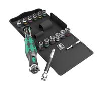 CLIQUET WERA 8009 ZYKLOP POCKET TETE ORIENTABLE COMBINEE DOUILLE 3-8 ET