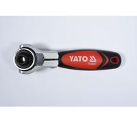 CLIQUET YATO 1/4"" AVEC TÊTE PIVOTANTE POUR EMBOUTS ET DOUILLES