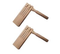 Cliquets en bois pour faire du bruit traditionnels mexicains Matraca Hochets Jeu de hochets Instrument pour machine de bruit à cliquet de fête