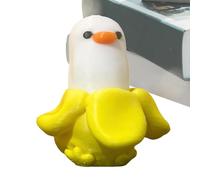 Cliqueur Antistress - Déco Bureau Canard Banane,Jouet à Presser pour et Adultes en Classe, Bureau, Voiture, Avion, Anniversaire ou Voyage