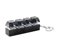 Cliqueur De Clavier Fidget Anti-Stress Jouet Apaisant RGB | Réplique Sonore de Clavier Anti-Stress Pour Maison, Salle De Classe, Réunion, École, Intérieur, , Bureau,
