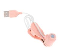 Cliqueur de Diffusion USB pour Téléphone, 3 Vitesses Réglables Abs | Rose, Câble USB Inclus, Design Flexible Ajustable, 4 ou 8 Clics par Seconde, Mode Aléatoire