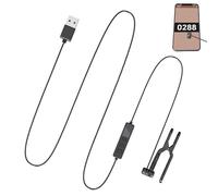 Cliqueur d'écran automatique - Cliqueur doigt avec vitesse réglable et affichage numérique, Tapper noir intelligent | Contrôle jusqu'à 50 clics par seconde, idéal pour les transmissions en direct