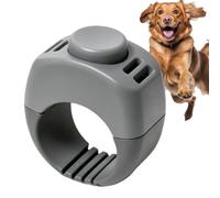 Cliqueur Dressage Chien Anneau Interactif Sonore Confortable | Clicker D'Entraînement Chien , anti-ennui, plage, piscine, parc, cour, maison, jardin, intérieur Gris