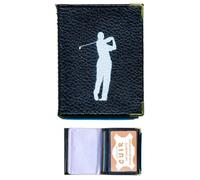 Cliquez pour ouvrir le point de vue élargi Pochette Etui Porte Cartes bancaire, credit, fidélité, noir - pour 24 cartes Golf