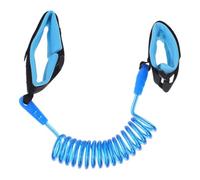 CLISPEED 1.5m Harnais Sécurité Garçon Fille Laisse Poignet Corde Traction Ceinture Anti-perte Bleu