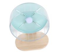 CLISPEED 1 Ensemble de Hamster Silencieuses avec Support Jeu Adorable pour Petits Animaux pour Hamsters et Chinchillas Accessoire et Durable pour Exercices