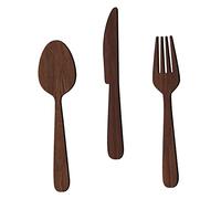 CLISPEED 1 Ensemble De Panneaux Muraux en Bois pour Fourchette Cuillère Couteau Ferme Garde-Manger Décoration Murale De Cuisine De Ferme Et Couverts Ustensiles De Cuisine Suspendus