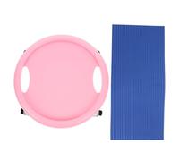 CLISPEED 1 Ensemble Disques de Fitness Abdominaux avec Tapis de Genoux de Glisseurs Silencieux pour Entraînement Abdominal à Impact Outil Durable pour Renforcer Muscles Du
