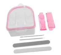 CLISPEED 1 Ensemble D'Outils De Manucure Accessoires Pour Ongles Bol De Trempage Pour Ongles Équipement Pour Ongles Bol De Trempage Pour Ongles Poussoir En Acier Pour Ongles