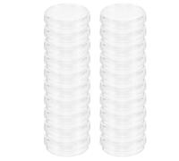 CLISPEED 1 Ensemble Laboratoire Cell Culture Petri Dishes Transparent Plastic With Lids Stackable Microbiology Experiment Supplies For Science Fair Projects And Classroom Use 20 Pièces
