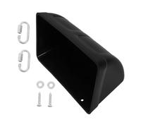 CLISPEED 1 Ensemble Mangeoire Automatique Plastique pour Oiseaux et Animaux de Ferme Capacité Facile à Nettoyer pour Poules Canards et Chèvres Installation Pratique Enclos Noir