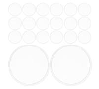 CLISPEED 1 Ensemble Petri Dishes With Lids Plastic Culture Plates Stackable Laboratory Cell Culture Dish Classroom Biology Supplies For Science Experiments 20 Pièces