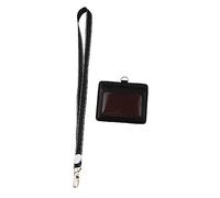 CLISPEED 1 pièce Porte Badge Id avec Cordon Suspendu Étui pour Cartes Identité Passe de Bus et Badges pour Employés Étudiants et Voyageurs