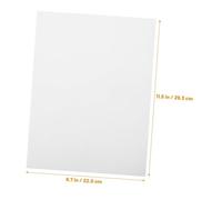 CLISPEED 10 feuilles Papier Adhésif Double Face Pet Autocollantes Transparentes sans Trace pour Imprimante Collage Fort et Repositionnable pour Bricolage Décoration et Organisation