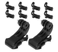 CLISPEED 10 pièces Adaptateur pour Caméra Sport Fixation Verticale Stable avec Vis Longue et Pince Téléphone Compatible Action Caméra et Smartphone pour Activités Extérieures