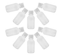 CLISPEED 10 Pièces Boîte de Rangement pour Pilules 100ml en Pet avec Couvercle, Doseur Gradué, Organisation Pratique pour Compléments et Capsules, Portable pour Usage Quotidien et Sorties