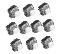 CLISPEED 10 Pièces Clicky Keyboard Shaft Body Tactile Mechanical Key Switches for Gaming and Speed Typing Modular Replacement for Mechanical Keyboards