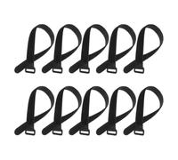 CLISPEED 10 Pièces de Sangles de Yoga en Nylon Réglables Boucle Auto-agrippante, Faciles à Ranger, pour Organiser Tapis de Yoga et Divers Objets la Maison