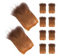 CLISPEED 10 Pièces Écorce de Palmier Naturelle Marron Légère et Facile à Manipuler pour Décoration Réaliste de Plantes et Murs, pour Couverture D’intimité et Artisanat