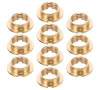 CLISPEED 10 Pièces Écrous en Métal Or pour Remplacement de L'écrou du Mouvement D'horloge à Quartz, Connexion Sécurisée et Ajustement pour Horloge Murale Suspendue