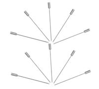 CLISPEED 10 pièces Épingles Nourrices Blanches Broches DIY pour Bijoux Costume Accessoires Homme Femme