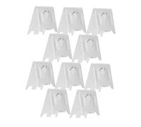 CLISPEED 10 pièces Lot Clips Acier Inoxydable pour Étagères Congélateur Supports de Fixation Robustes pour Réfrigérateur et Bahut Maintien Sécurisé des Clayettes Compatible Divers Modèles