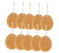 CLISPEED 10 pièces Lot de Éponges de Bain Nid Abeille Super et Durables pour Adultes et Nettoyage Doux Corps et Exfoliation Quotidienne