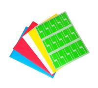 CLISPEED 10 pièces Lot de Étiquettes Autocollantes Pour Câbles Réseau Format Marqueurs Identification Multicolores Papier Résistant Étanche et Antidéchirure Pour Câblage Couleur Aléatoire